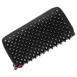 Christian Louboutin-Portefeuille long noir Christian Louboutin-Noir