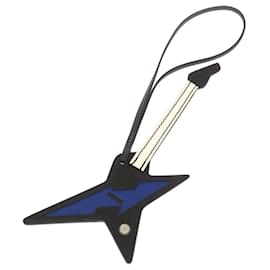 Hermès-Hermes Rock Guitar Bag Charm-Black,Blue