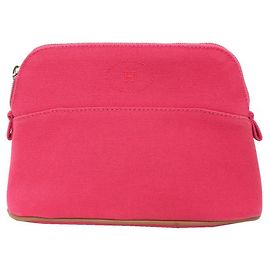 Hermès Bolso Bolide 20 en algodón rosa Rosa