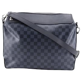 Louis Vuitton-Louis Vuitton Greenwich Shoulder Bag-Black,Navy blue