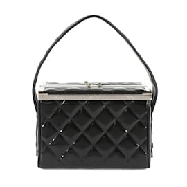 Chanel-Chanel Matelassé Kosmetiktasche-Schwarz