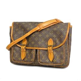 Louis Vuitton-Schultertasche Bazas Japan Monogramm Louis Vuitton-Braun