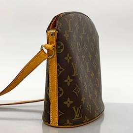 Louis Vuitton-Drouot Schultertasche Monogramm Louis Vuitton-Braun