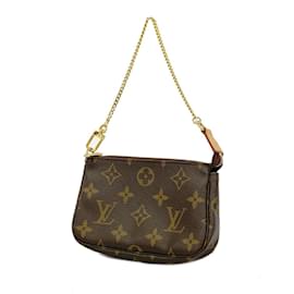 Louis Vuitton-Monogramm Pochette Accessoires Louis Vuitton-Braun