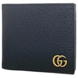 Gucci-Gucci GG Marmont Leather Wallet-Black