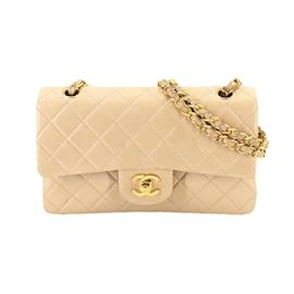 Chanel-Chanel Matelassé 23 Ketten-Schultertasche-Beige