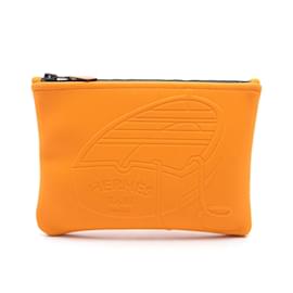 Hermès-Hermes Neoban PM Thalassa Pouch Bag-Orange