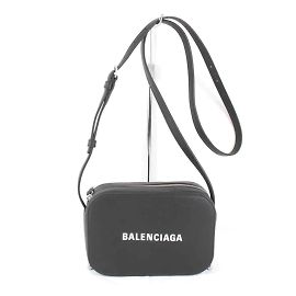 Borsa a spalla in pelle nera Balenciaga Nero