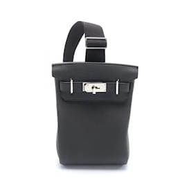 Hermès-Hermes Kelly Akkad PM Waist Bag-Black