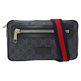 Gucci-Gucci GG Supreme Sling Bag-Black