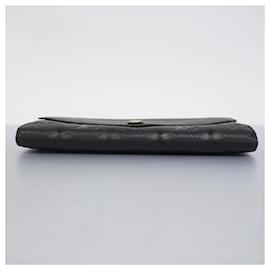 Louis Vuitton-Louis Vuitton Long Wallet Monogram Empreinte-Black
