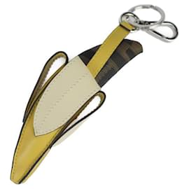 Fendi-Fendi Banana Motif Bag Charm Keychain-Multiple colors,Yellow