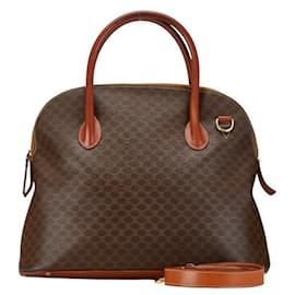 Céline-Celine Macadam Boston Bag-Brown