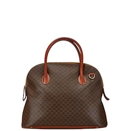 Céline-Celine Macadam Boston Bag-Brown