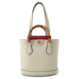 Gucci Handtasche Diana Bamboo Small Weiß