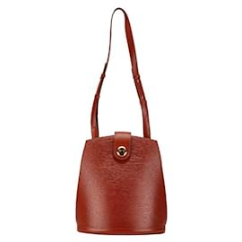 Louis Vuitton-Louis Vuitton Epi Cluny Shoulder Bag-Brown