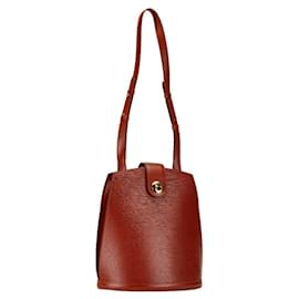 Louis Vuitton-Louis Vuitton Epi Cluny Shoulder Bag-Brown