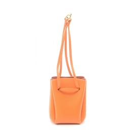 Hermès-Hermes Vespa Pouch Bag-Orange