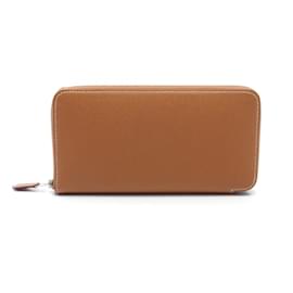 Hermès-Hermes Azap Long Wallet in Brown Epsom Leather-Brown