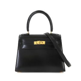Hermès Borsa a Spalla Hermes Kelly 20 Nero