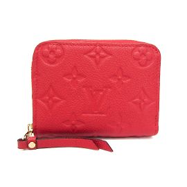 Louis Vuitton Monogram Empreinte Zippy Coin Purse Red
