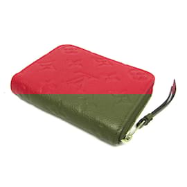 Louis Vuitton-Louis Vuitton Monogram Empreinte Zippy Coin Purse-Red