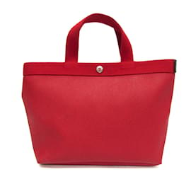 Autre Marque-Sac à main en toile enduite rouge Hervé Chapelier-Rouge