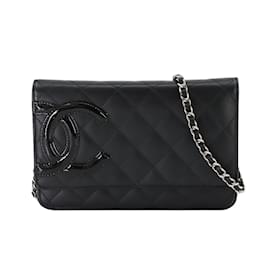 Chanel-Chanel Cambon Line Chain Wallet-Black