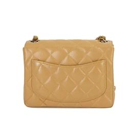 Chanel-Chanel Matelasse Chain Shoulder Bag-Beige