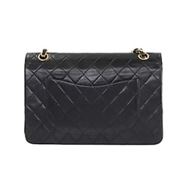 Chanel-Chanel Matelassé Schultertasche mit Kette-Schwarz