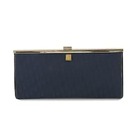 Christian Dior-Christian Dior Trotter Clutch Tasche-Marineblau