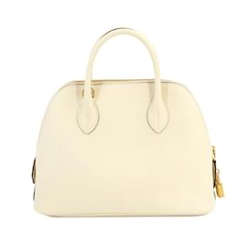 Hermès-Hermes Bolide 1923 25 2way Hand Shoulder Bag-Cream