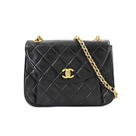 Chanel-Chanel Matelasse Bijou Chain Shoulder Bag-Black