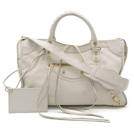 Balenciaga-Balenciaga The City Editor's Bag-White