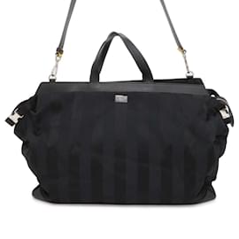 Fendi-Fendi Boston Bag Peekaboo Iconic Large-Black,Yellow