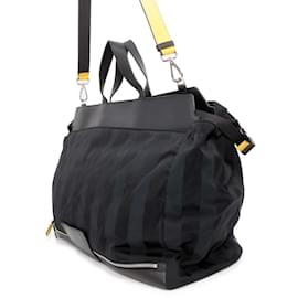Fendi-Fendi Boston Bag Peekaboo Iconic Large-Black,Yellow