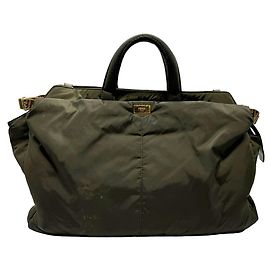 Sac à main Fendi Peekaboo Iconic Large Kaki