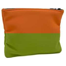 Hermès-Hermes Trues Blatt GM Pouch Orange Clutch Bag-Orange