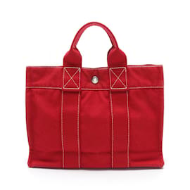 Hermès-Hermès Deauville PM Handtasche-Rot