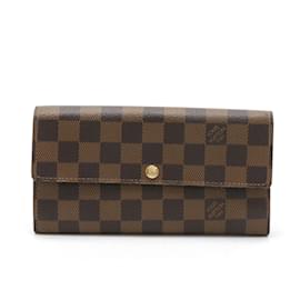 Louis Vuitton-Louis Vuitton Damier Portefeuille Sarah Bi-fold Long Wallet-Other