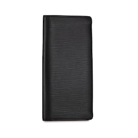 Louis Vuitton-Louis Vuitton Epi Portefeuille Brazza Long Wallet-Black