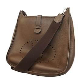 Hermès-Hermes Shoulder Bag Evelyn 2GM-Brown