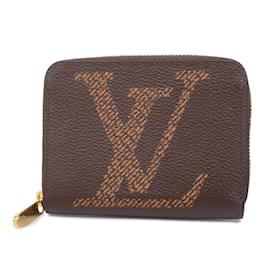 Louis Vuitton-Louis Vuitton Monogram Giant Zippy Coin Purse-Brown