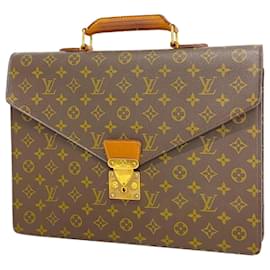 Louis Vuitton-Louis Vuitton Monogram Serviette Conseiller Handtasche-Braun