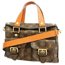 Louis Vuitton-Monogram Manhattan Handtasche von Louis Vuitton-Braun