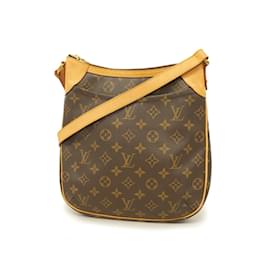 Louis Vuitton-Louis Vuitton Monogram Odeon PM Schultertasche-Braun