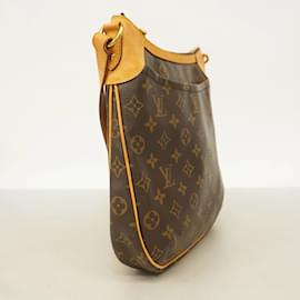 Louis Vuitton-Louis Vuitton Monogram Odeon PM Schultertasche-Braun