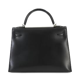 Hermès-Hermes Kelly 32 Handtasche-Schwarz