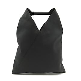 Maison Martin Margiela-Schwarze Lederhandtasche MM6 Maison Margiela-Schwarz