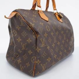 Louis Vuitton-Louis Vuitton Monogram Speedy 30 Handtasche-Braun